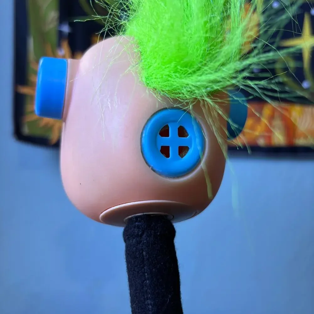 Vintage 1994 Ertl Jibba Jabber noise maker Toy Colorful 90s 15" Plush Silly Kids - Picture 9 of 16